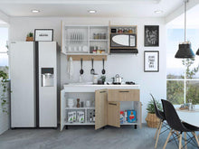 Cocina Integral Kane, Beige y Blanco, No Incluye Mesón