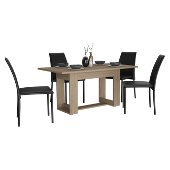 Comedor Tania, Beige, Amplio Espacio Superior