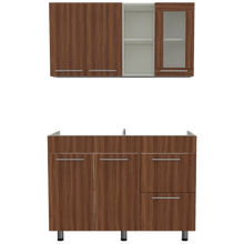 Cocina Integral Walker, Sangría y Blanco, Incluye Mesón Izquierdo