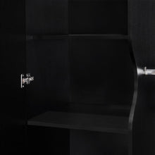 Closet Maya, Wengue, con Dos Puertas Abatibles con Cerradura y Cuatro Entrepaños