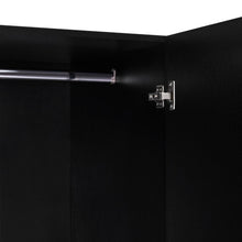 Closet Maya, Wengue, con Dos Puertas Abatibles con Cerradura y Cuatro Entrepaños