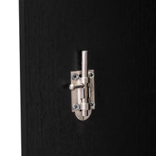 Closet Maya, Wengue, con Dos Puertas Abatibles con Cerradura y Cuatro Entrepaños