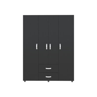 Closet Barin 150, Wengue, con dos cajones organizadores multiusos