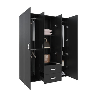 Closet Barin 150, Wengue, con dos cajones organizadores multiusos