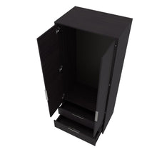 Closet Wend, Wengue, con dos cajones y dos puertas batientes ZF