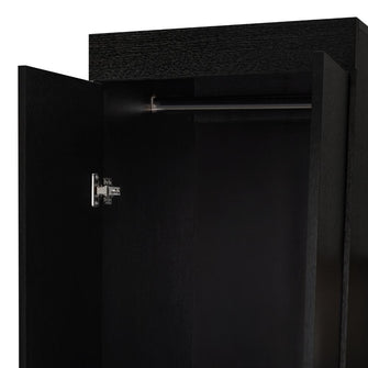 Closet Tocador Praga, Wengue, con diseño moderno incluye Espejo