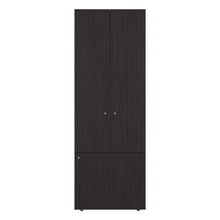 Closet Beico II, Wengue, con tres Puertas Abatibles y tres entrepaños ZF