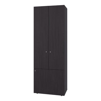 Closet Beico II, Wengue, con tres Puertas Abatibles y tres entrepaños ZF