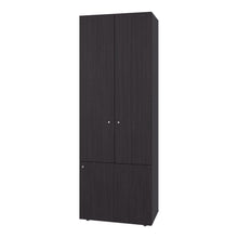 Closet Beico II, Wengue, con tres Puertas Abatibles y tres entrepaños ZF