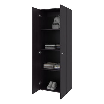 Closet Beico, Wengue, con dos Puertas Abatibles y cuatro entrepaños ZF