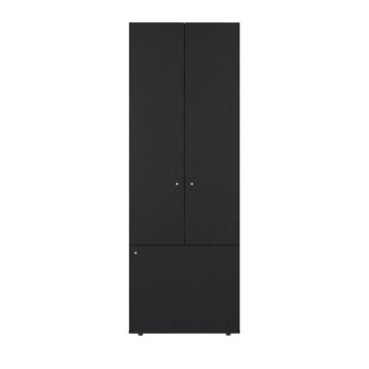 Closet Beico II, Wengue, con tres Puertas Abatibles y tres entrepaños