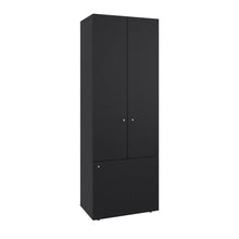 Closet Beico II, Wengue, con tres Puertas Abatibles y tres entrepaños