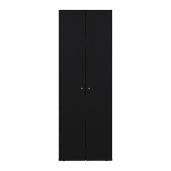 Closet Beico, Wengue, con dos Puertas Abatibles y un Tubo cromado