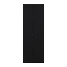 Closet Beico, Wengue, con dos Puertas Abatibles y un Tubo cromado