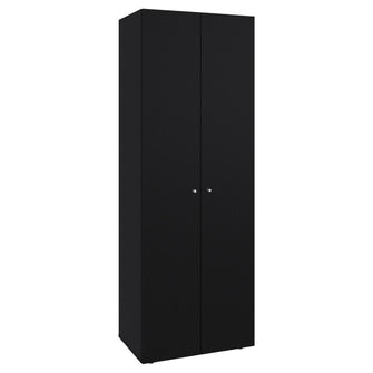 Closet Beico, Wengue, con dos Puertas Abatibles y un Tubo cromado