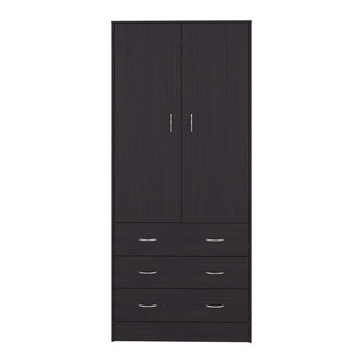 Closet Pilic, Kronos Wengue, tres cajones con gran capacidad de almacenamiento ZF