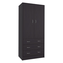 Closet Pilic, Kronos Wengue, tres cajones con gran capacidad de almacenamiento ZF
