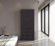 Closet Pilic, Kronos Wengue, tres cajones con gran capacidad de almacenamiento ZF