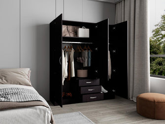 Closet Gate, Wengue, con gran pacidad de almacenamiento incluye espejo ZF