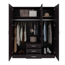 Closet Gate, Wengue, con gran pacidad de almacenamiento incluye espejo ZF