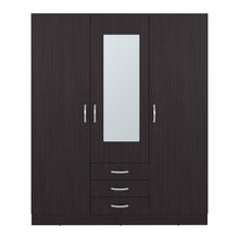 Closet Gate, Wengue, con gran pacidad de almacenamiento incluye espejo ZF