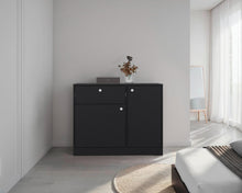 Organizador Praga, Wengue, con deslizadores en U para una facil movilidad