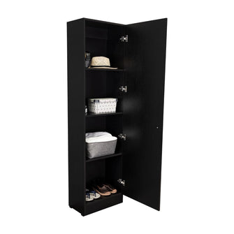 Closet Auxiliar Praga, Wengue, incluye espejo y es de facil instalación