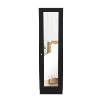 Closet Auxiliar Praga, Wengue, incluye espejo y es de facil instalación