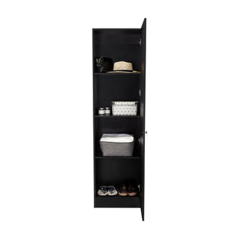 Closet Auxiliar Praga, Wengue, incluye espejo y es de facil instalación