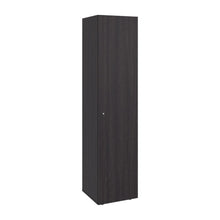Closet Alma, Kronos Wengue, Una puerta abatible y entrepaños para guardar ropa ZF