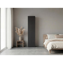 Closet Alma, Wengue, Una puerta abatible y entrepaños para guardar ropa ZF