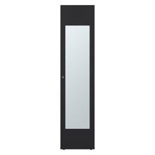 Closet Con Espejo Alma, Wengue, Una puerta abatible y entrepaños para guardar ropa ZF