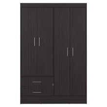 Closet Sarani, Wengue, Con 2 Cajones y 4 Puertas de Fácil Armado ZF