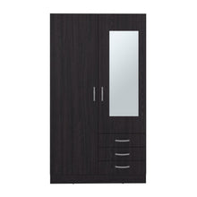 Closet Marfil, Wengue, Con Dos Puertas Abatibles y Tres Cajones ZF