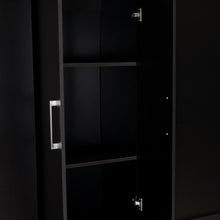 Closet  Astrid, Wengue, con Zapatero Inferior