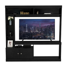 Mesa Para Tv Roy, Wengue, con Espacio Para Televisor de 55 Pulgadas