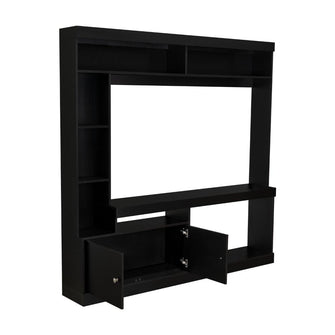 Mesa Para Tv Roy, Wengue, con Espacio Para Televisor de 55 Pulgadas