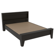 Cama Doble Atriz, Wengue, Incluye Tendido de Tablas