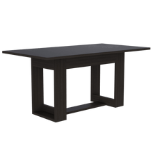 Combo Comedor Satura, Wengue y Café Claro, Incluye Comedor y 6 Sillas