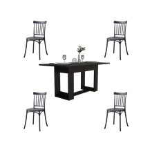 Combo Comedor Beton , Incluye Comedor y 4 sillas