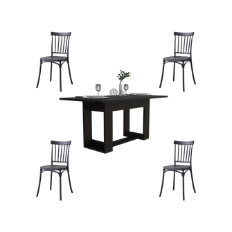Combo Comedor Beton , Incluye Comedor y 4 sillas