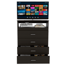 Organizador Tarzy, Wengue, con Cuatro Cajones Organizadores