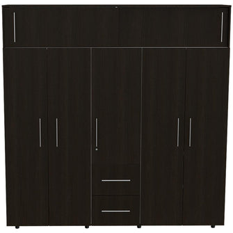 Closet Montano 200, Wengue, de dos puertas corredizas