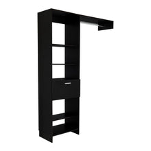 Closet Delhi 150, Wengue, con Variendad de Entrepaños y Un Cajón