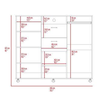 Closet Matrix, Wengue, Ideal Para Espacio Reducidos ZF