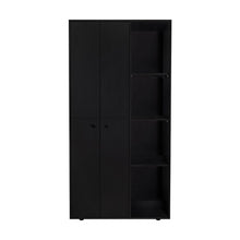 Closet Mandi, Wengue, con Dos Tubos y Un Cajon Deslizable ZF