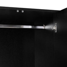 Closet Mandi, Wengue, con Dos Tubos y Un Cajon Deslizable ZF