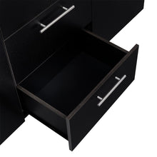 Closet Bariloche Bombay Eco, Wengue, con Variedad de Entrepaños y Cuatro Puertas Abatibles.