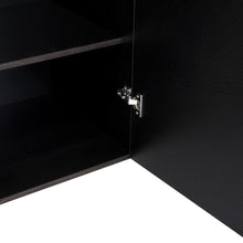 Closet Bariloche Bombay Eco, Wengue, con Variedad de Entrepaños y Cuatro Puertas Abatibles.