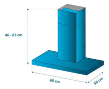 Campana De Pared 60 Cm Silver Mabe 120v Silver 110v